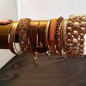 For the love of bracelets" Variety of all kinds of costume jewelry bracelets.
